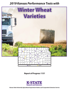 Cover of the 2019 winter wheat varieties publication