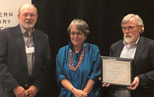 From left, James Sherow, Martha Sandweiss and Virgil Dean