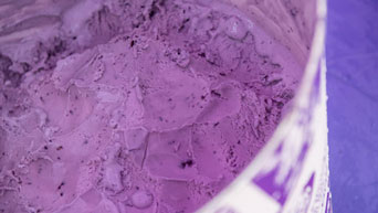 Purple pride ice cream