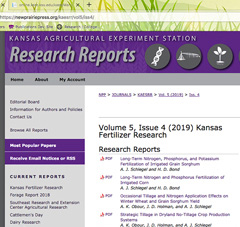 Fertilizer Report page