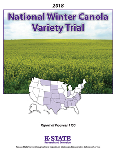 Cover to the National Winter Canola Variety Trial