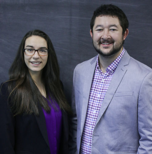 Shanna Walker, left, and Cory Breneman, right.