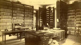 Library, northeast corner of Anderson Hall