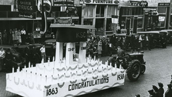 Homecoming parade, 1938