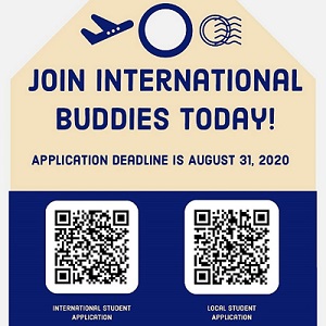 International Buddies application QR codes