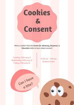 "Cookies & Consent" Flyer