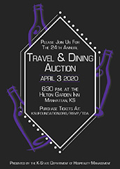 Travel and Dining Auction Invitation