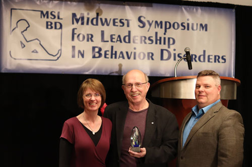 James Teagarden, center, with his daughter, Lisa Kenworthy, and his son-in-law, Ryan Budreau.