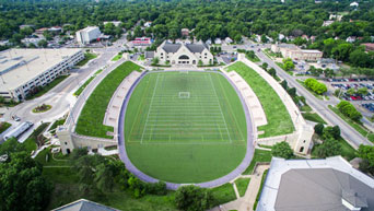 Memorial Stadium aerial 
