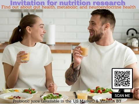 Nutrition Research Invitation - with QRcode