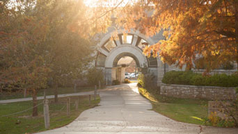 Archway at Beach Museum 