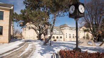 Winter campus