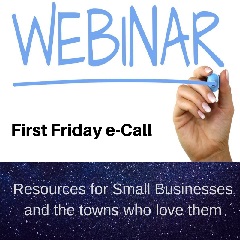 First Friday E-Call Webinar logo