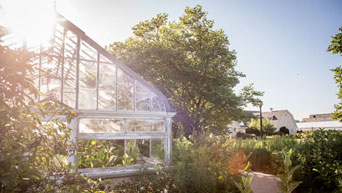 The Conservatory at the K-State Gardens.