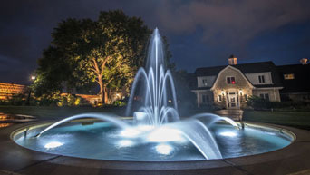 Fountain at Kansas State University Gardens