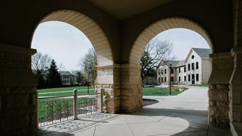 Hale Library arches