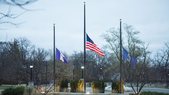 Flags at half-staff