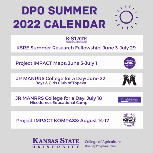 Summer 2022 Calendar