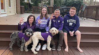 President Linton and family