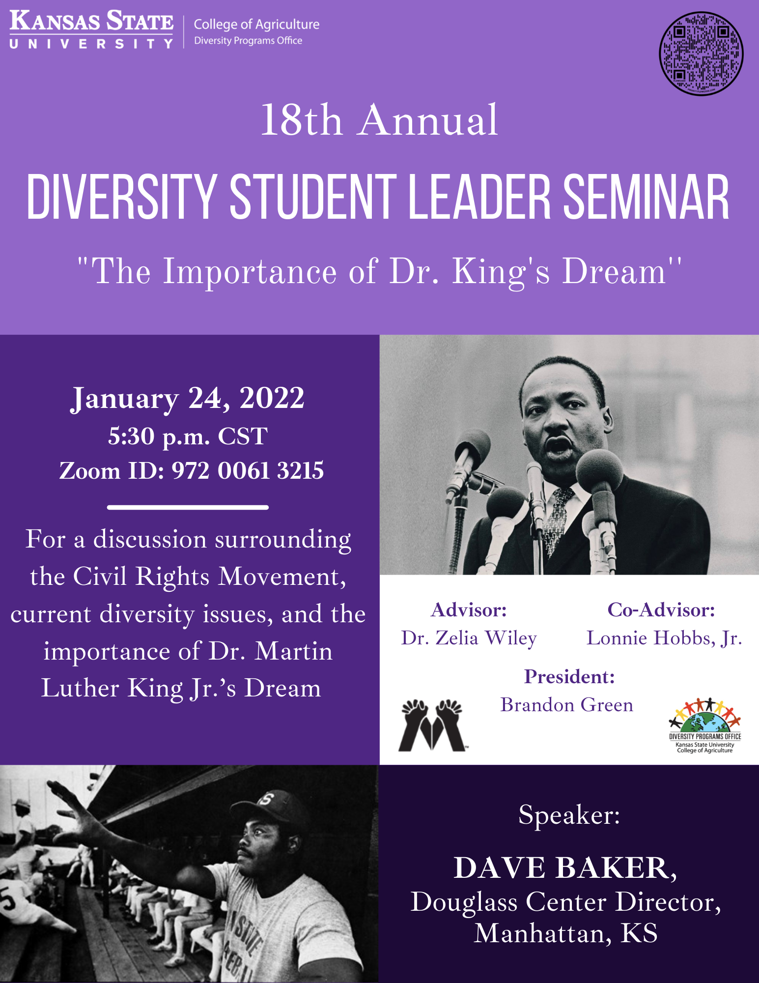 Dr. MLK Jr. Student Leader Reception
