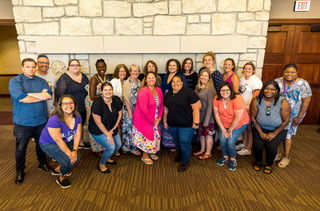 Graduate students in the College of Education's online Leadership in Academic Advising program 