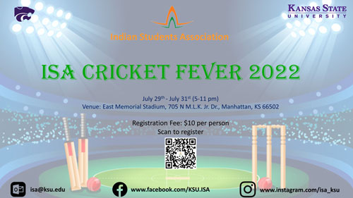 ISA Cricket Fever Flyer