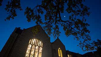 Hale Library at Night