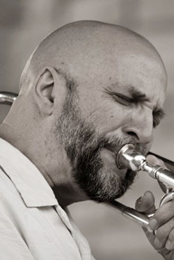 Trombonist Paul Hunt