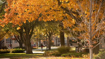 Fall on the K-State Manhattan campus. 