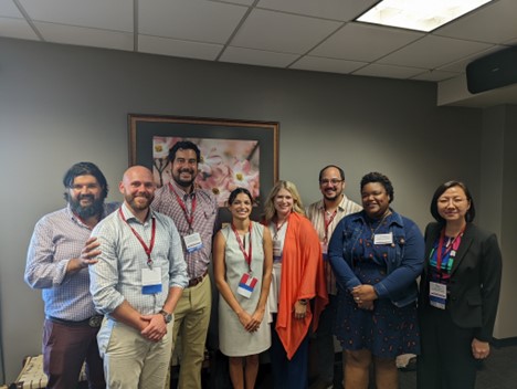 ESC Conference Participants Pictured: Ron Orchard , Josh Brewer, Brandon Kliewer, Ania Payne, Kerry Priest, Mac Benavides, Jurdene Coleman, Saya Kakim