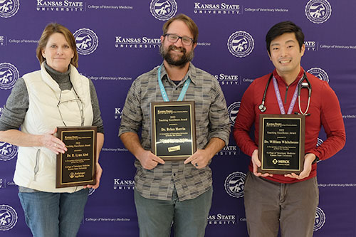 Drs. Lynn Abel, Brian Herrin and William Whitehouse