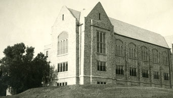 Farrell Library, northeast side