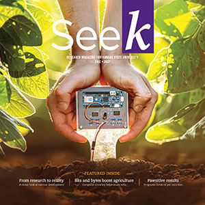 This image shows the fall 2022 cover of Seek magazine. 