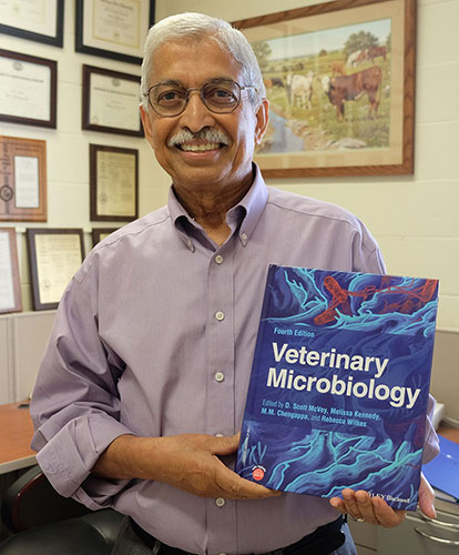 Dr. M.M. Chengappa is a co-editor of "Veterinary Microbiology"