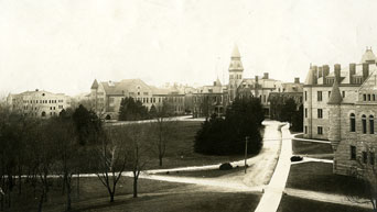 Campus looking southwest