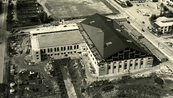 Ahearn Field House under construction