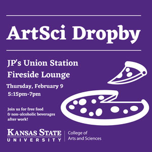 Artsci dropby graphic with time and date