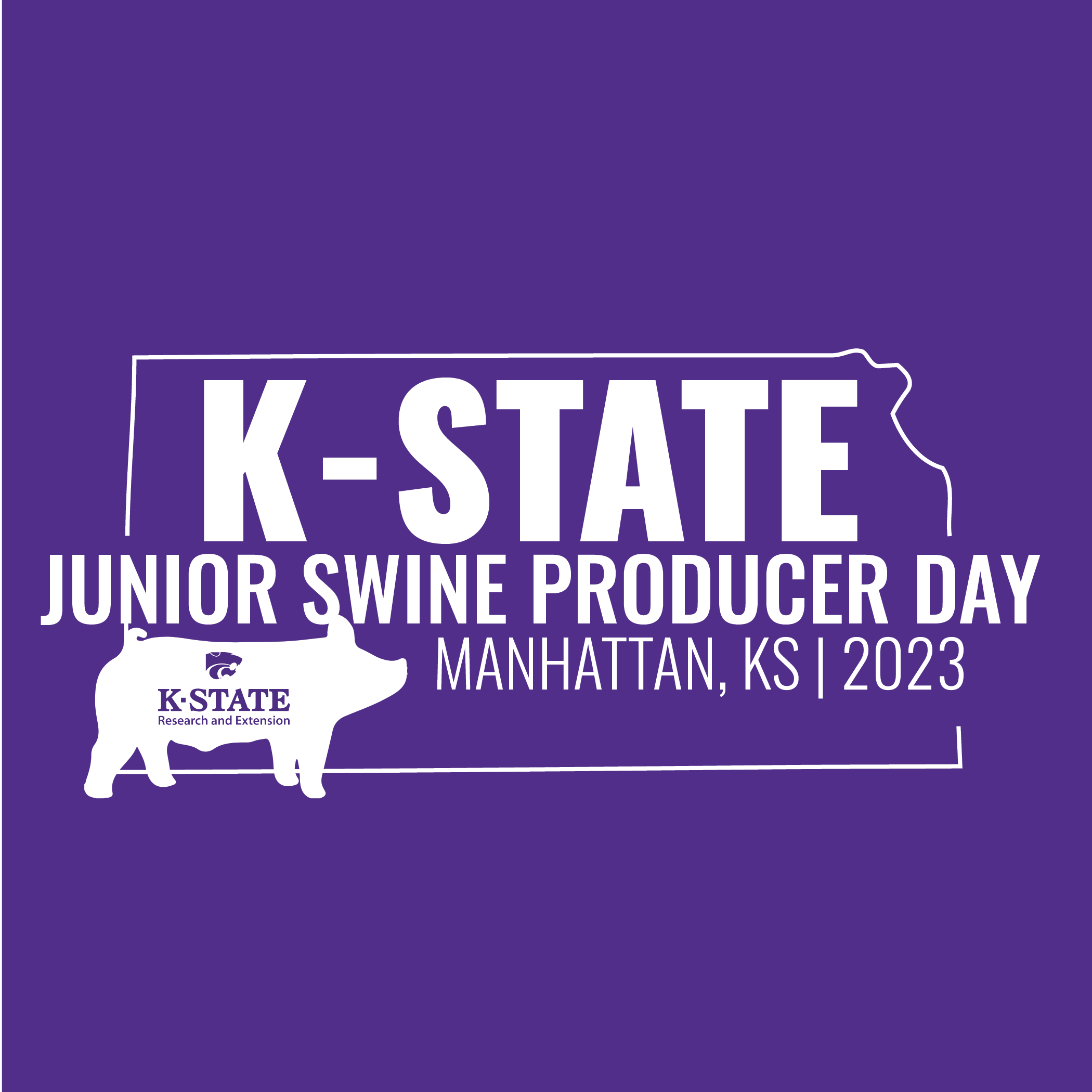 K-State Junior Swine Producer Day T-shirt design