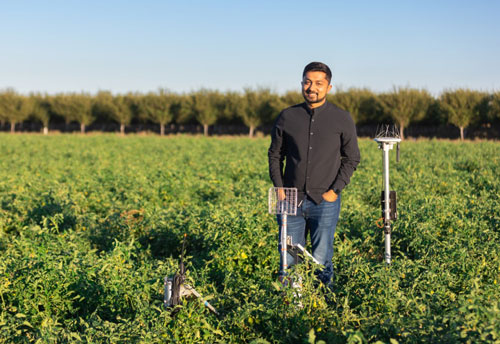 Gaurav Jha, assistant professor of precision agriculture in the Department of Agronomy