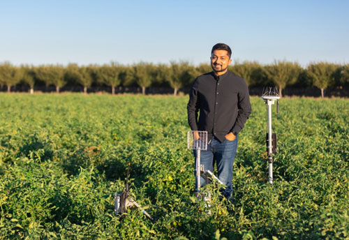 Dr. Gaurav Jha, assistant professor in precision agriculture.