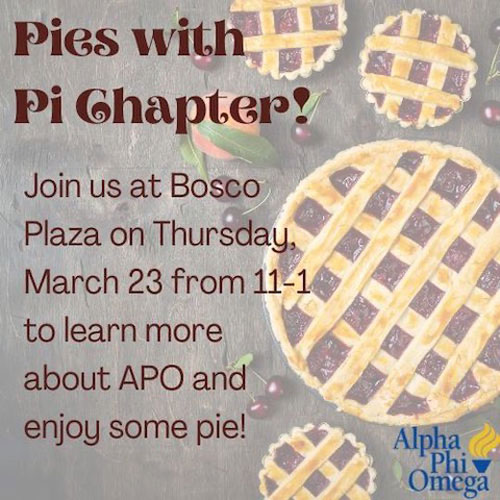 Pies with Pi Chapter flyer