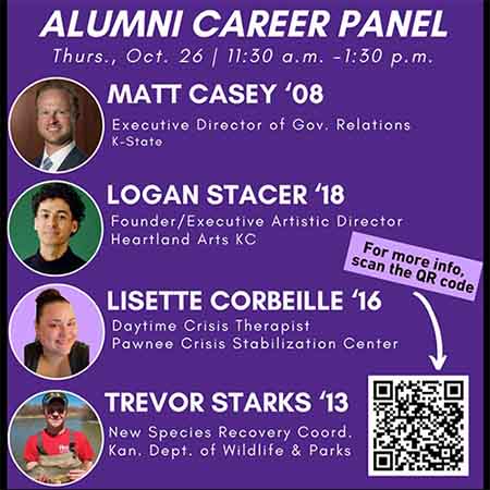 graphic about Arts and Sciences Alumni Career Panel