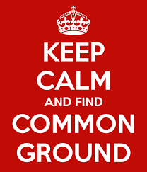 Keep Calm and Find Common Ground