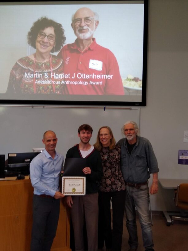 Current and retired faculty give the coveted Ottenheimer Award in Adventurous Anthropology