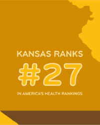 graphic of Kansas 27th health ranking