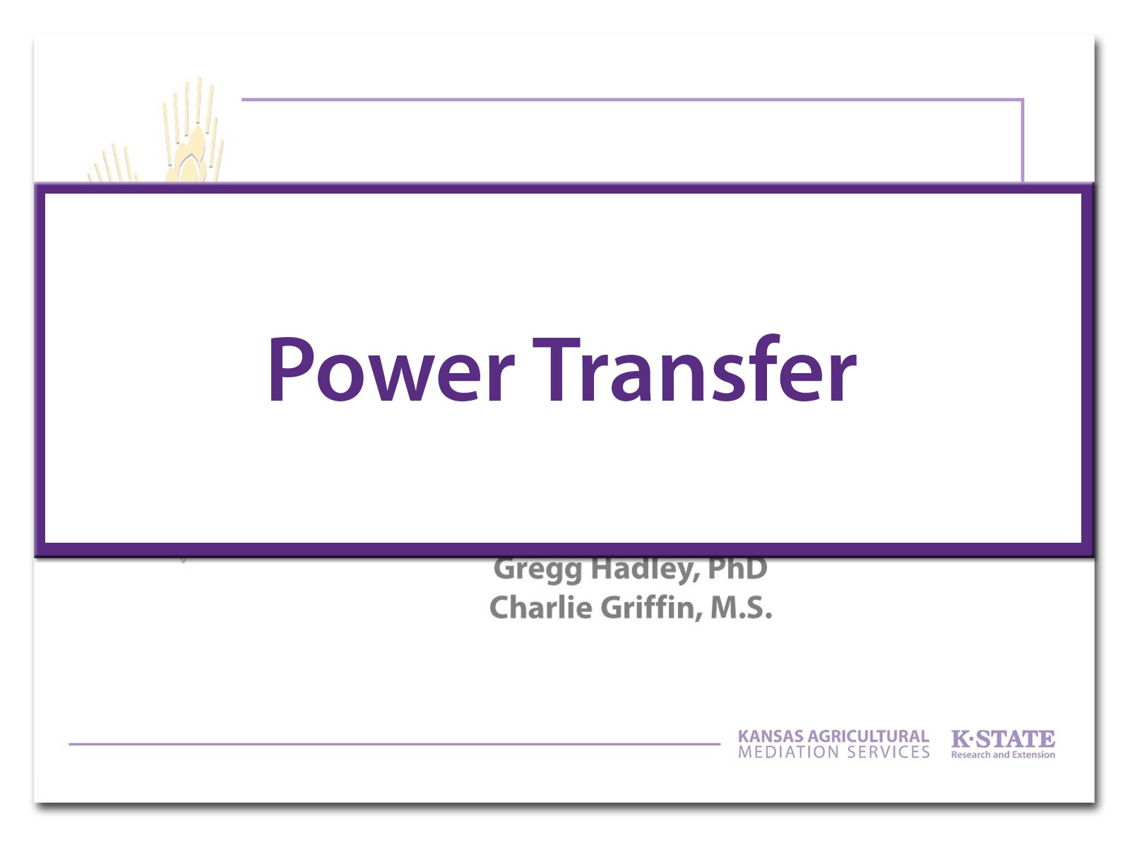 Power Transfer