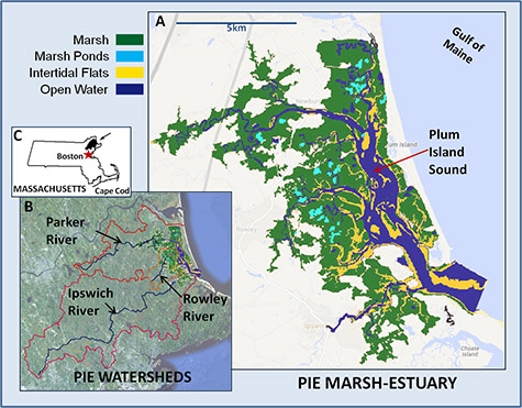 Map of Plum Island Marsh-Estuary