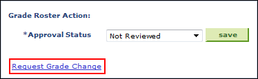 Request Grade Change