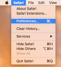 Safari Preferences