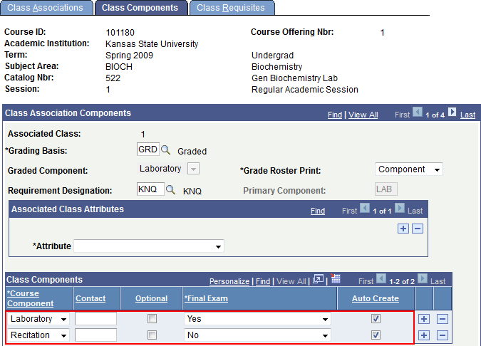 One to Many Component Class With Auto Enroll